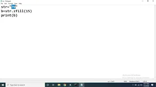 44 9 zfill function of String Part 9