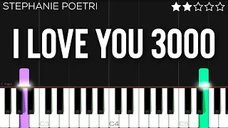 Download Stephanie Poetri - I Love You 3000 | EASY Piano Tutorial MP3