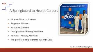 LCCC State Tested Nurse Assisting STNA Program
