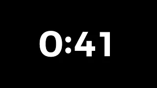 41 Seconds COUNTDOWN Timer No Copyright