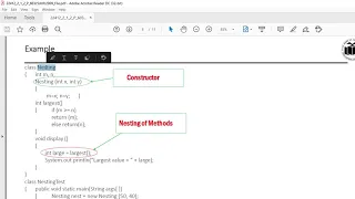 Member Function nesting of methods Java