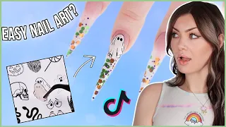 Trying Stencils for EASY Nail Art Nails By Dev Haul