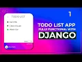 Django To Do List App With User Registration Login
