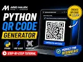 How to Create a QR Code Generator in Python Tkinter GUI Project