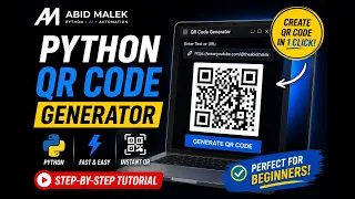 How to Create a QR Code Generator in Python Tkinter GUI Project