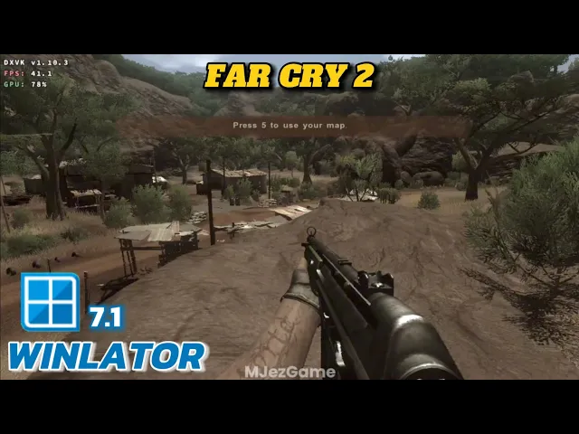 Winlator - Gameplay Far Cry 2 Fortune's Edition - Windows