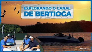 NAVEGANDO DE BERTIOGA ATÉ SANTOS PELO CANAL DE BERTIOGA EM UMA 19 PÉS | GC DESTINOS - BOMBARCO