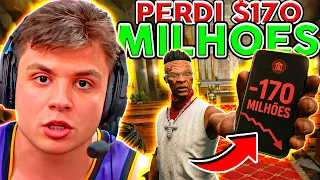 ROUBARAM $170 MILHÕES MEU, E AGORA? 😡 GTA RP (Paulinho o LOKO)