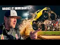I drove a Mega Truck at my Racetrack