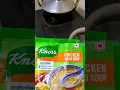 Knorr chicken Soup  #shorts