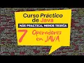 7 Curso PRACTICO de JAVA Operadores en JAVA Aritmeticos Relaciones Incrementales Logicos