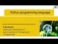 Looping statement Python programming language SNS INSTITUTIONS