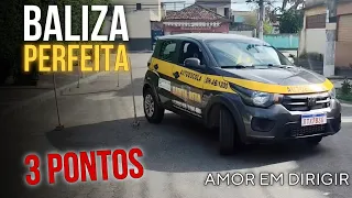 Baliza de 3 pontos - Passo a passo com todos os detalhes - Amor em Dirigir