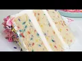 The ULTIMATE Funfetti Cake Recipe With Gold Drip
