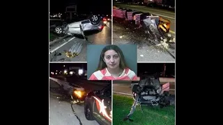 LaPorte woman arrested after speeding away from attempted traffic stop flipping over vehicle