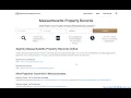 Massachusetts Property Records Search Real Estate Records By Name and Address Online