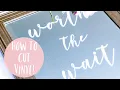 HOW TO CUT VINYL WITH YOUR CRICUT DIY EASY MIRROR SIGN WITH VINYL