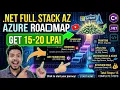 Infosys NET Full Stack Azure Roadmap 2026 How to Get a 15-20 LPA Package