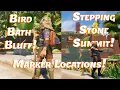 Bird Bath Bluff Stepping Stone Summit Marker Locations Grounded
