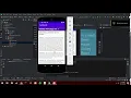 Text and scrolling view android studio java