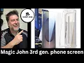 Magic John 3rd generation screen protector install