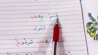 علم بلادي قراءتي للصف الاول الابتدائي ص ٦٩  بالطريقة المقطعية ست مريم دندنها