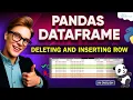 How to Delete and Insert Row in Pandas for Beginners Python Panda Tutorial