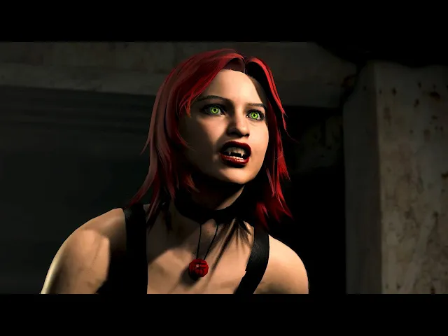 Resident Evil 2 Remake Claire as Bloodrayne