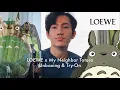 LOEWE x My Neighbor TOTORO UNBOXING Try-on Mini Heel Pouch Dust Bunnies Heel Bag