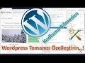 Lagu Wordpress Tema Düzenleme. Wordpress Temanızı Özgürlüğüne Kavuşturun.
