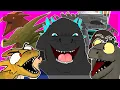 Lagu Godzilla \u0026 Ghidorah React to ♪ Entire GODZILLA THE MUSICAL Animated Song Series