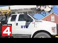 DTE Energy says 95 of 220 000 customers who lost power will have it restored by end of Monday