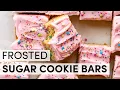 Frosted Sugar Cookie Bars Sally s Baking
