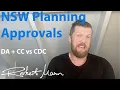 NSW Planning Approvals - DA vs CC vs CDC