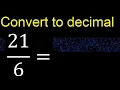 Convert to decimal How To Convert Decimals to Fractions