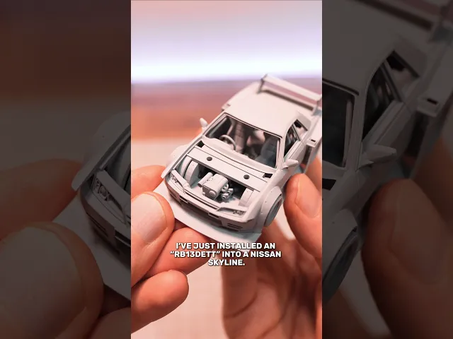 Skyline GTR R32 Kaido Style | Model Kit Car video thumbnail