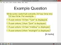 GCSE Computer Science Unit 2 Part 3 Writing Pseudocode