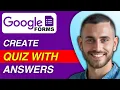How To Create Quiz in Google Forms with Result Easy Guide