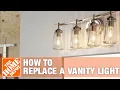 Bathroom Lighting How to Replace a Vanity Light The Home Depot