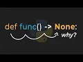 Why I Explicitly Return None In All My Functions Python