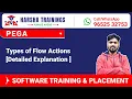 Training Types of Flow Actions Detailed Explanation pega Training call 91 9652532753
