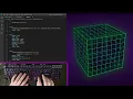 ASMR Programming - Spinning Cube