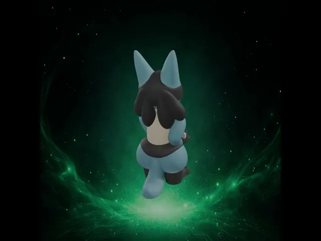 Lucario (No support, 3MF included) video thumbnail