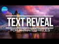 Canva Text Reveal for Animated Titles