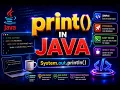 Print In Java Display Output In Java System out println In Java