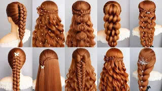 Supper Easy Hairstyles! Top 10 Beautiful & Stylish Hairstyles for Special Occasions | Hair Tutorials