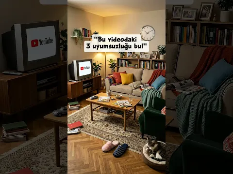 Bu Videodaki 3 Uyumsuzluğu Bul! 👀🧠 #Shorts