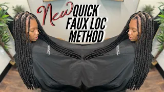 How to Detailed QUICK NEW FAUX LOC METHOD 2022 Dopeaxxpana
