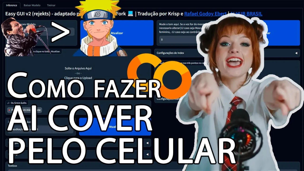 Aprenda a fazer um AI COVER pelo celular (Desatualizado)