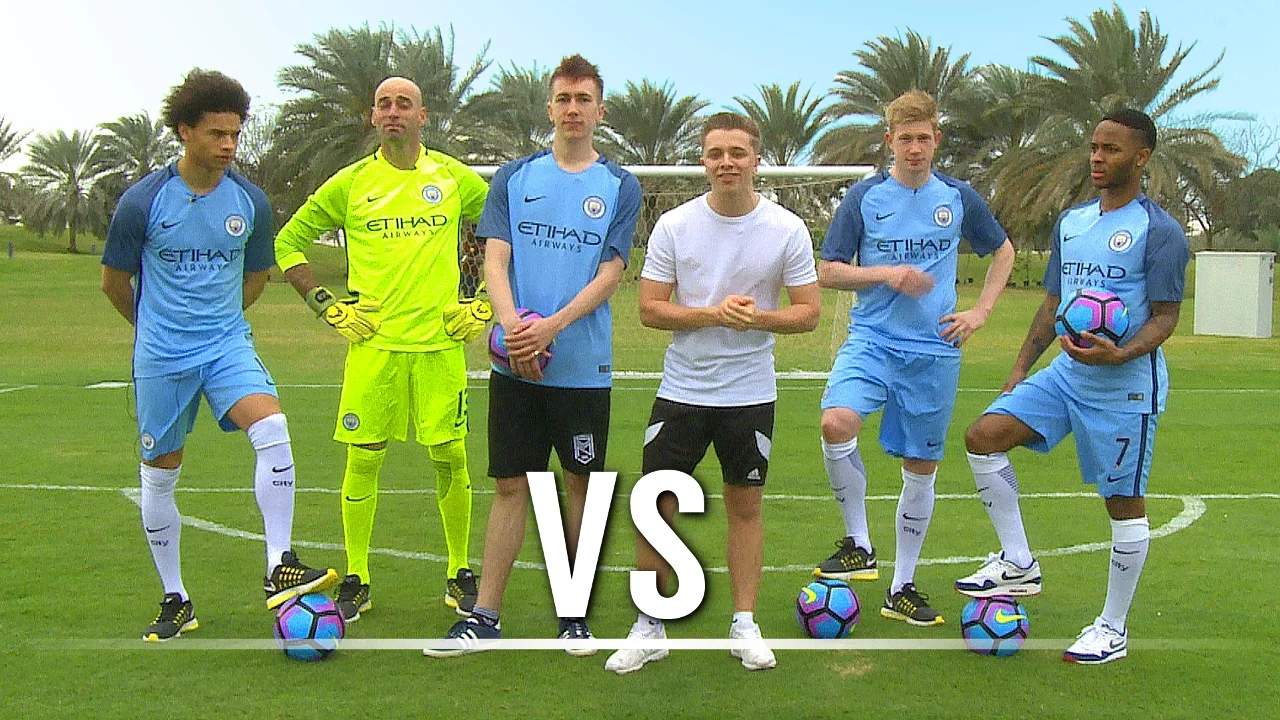 RAHEEM STERLING VS F2FREESTYLERS *INSANE SKILLS* | Billy Wingrove & Jeremy Lynch